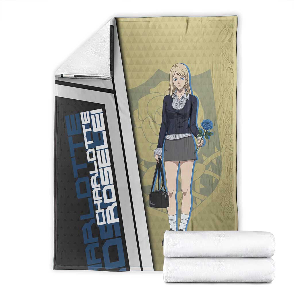 Black Clover Charlotte Roselei Blanket Anime Illustration Style