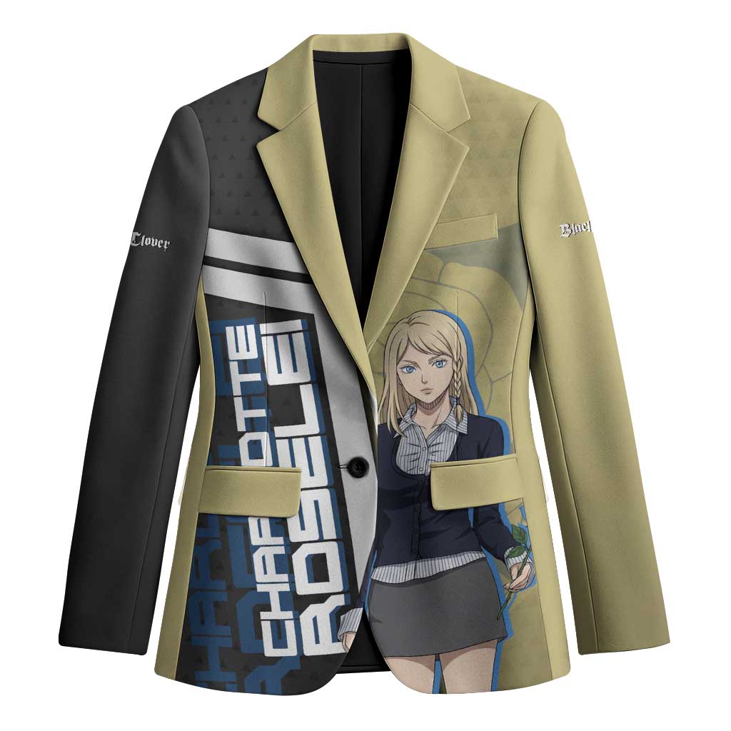 Black Clover Charlotte Roselei Blazer Anime Illustration Style