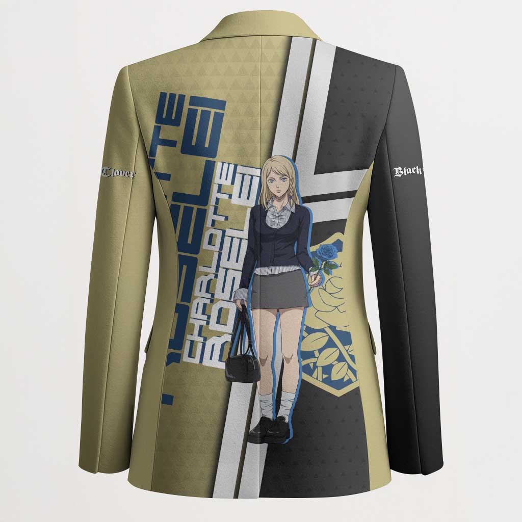 Black Clover Charlotte Roselei Blazer Anime Illustration Style