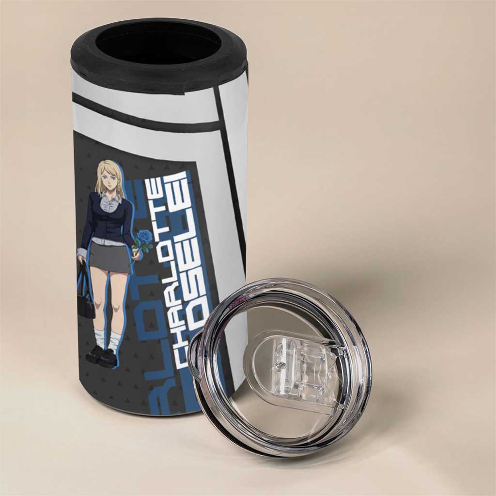Black Clover Charlotte Roselei 4 in 1 Can Cooler Tumbler Anime Illustration Style