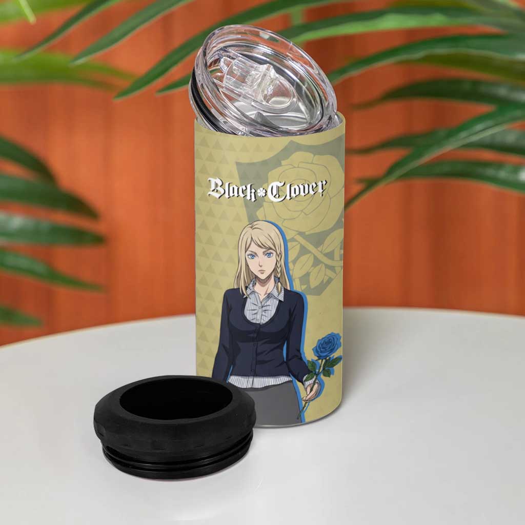 Black Clover Charlotte Roselei 4 in 1 Can Cooler Tumbler Anime Illustration Style