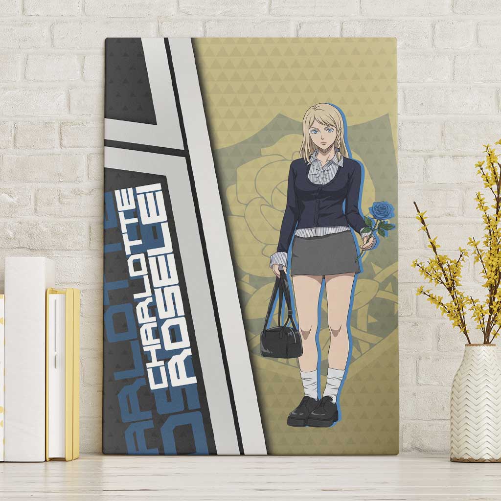 Black Clover Charlotte Roselei Canvas Wall Art Anime Illustration Style