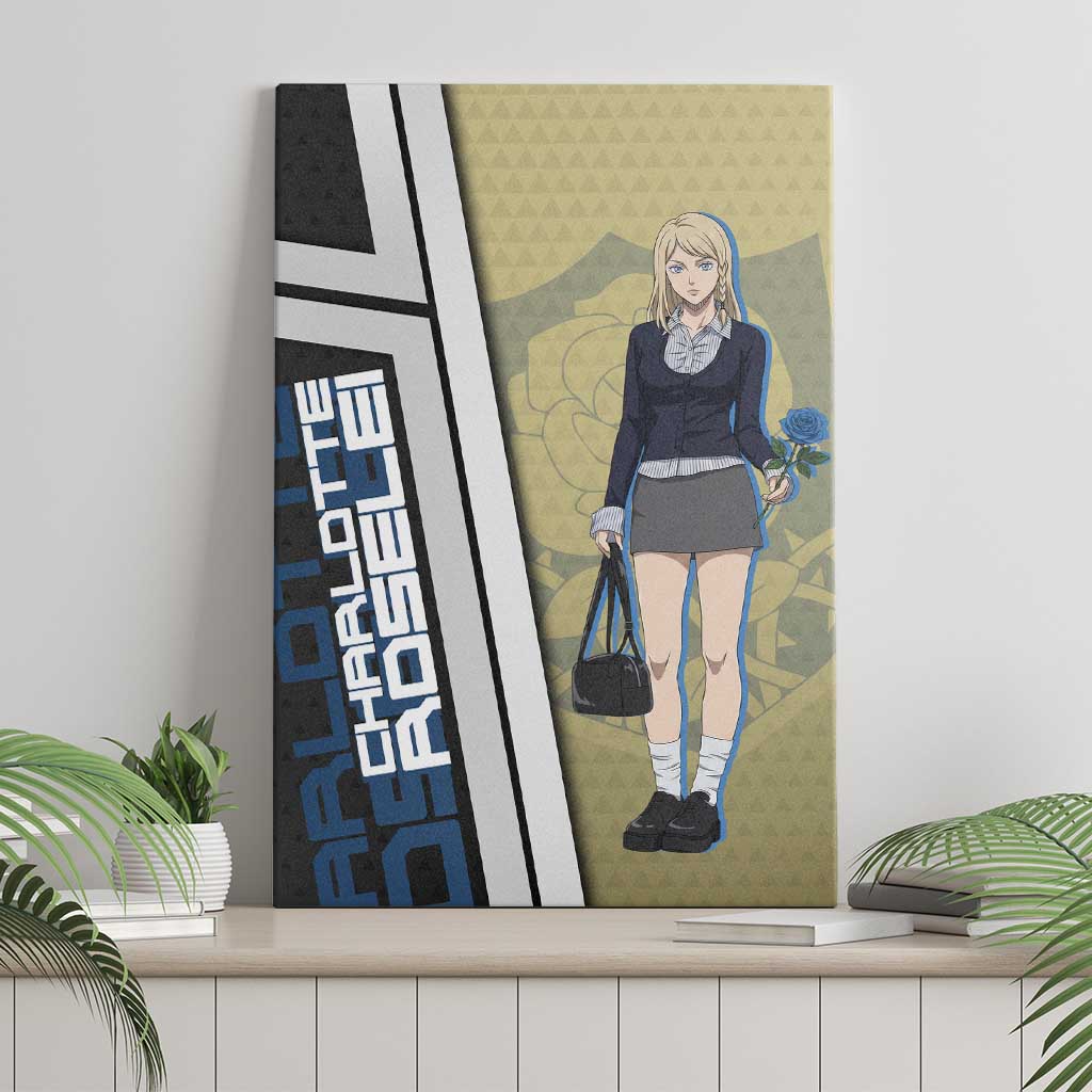 Black Clover Charlotte Roselei Canvas Wall Art Anime Illustration Style