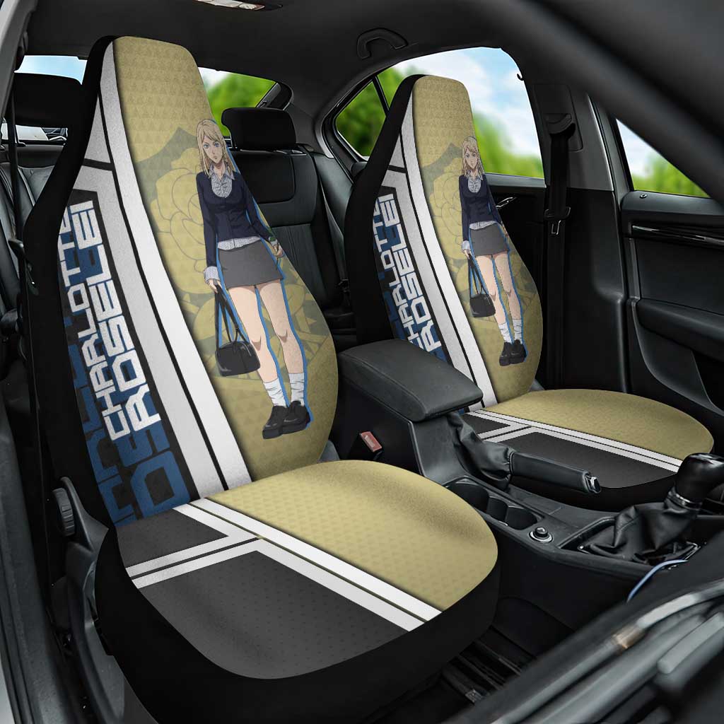Black Clover Charlotte Roselei Car Seat Cover Anime Illustration Style