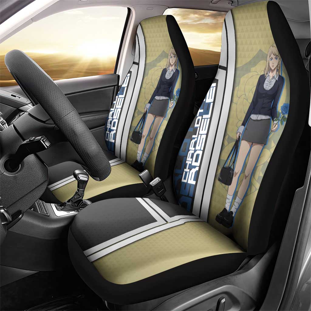 Black Clover Charlotte Roselei Car Seat Cover Anime Illustration Style