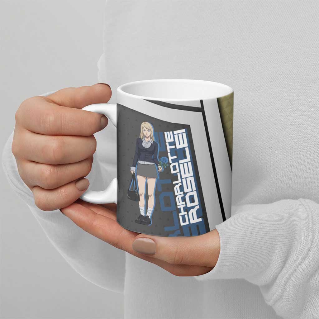 Black Clover Charlotte Roselei Ceramic Mug Anime Illustration Style