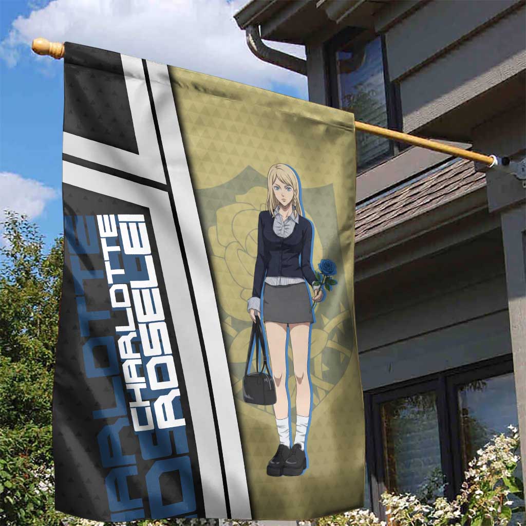 Black Clover Charlotte Roselei Garden Flag Anime Illustration Style