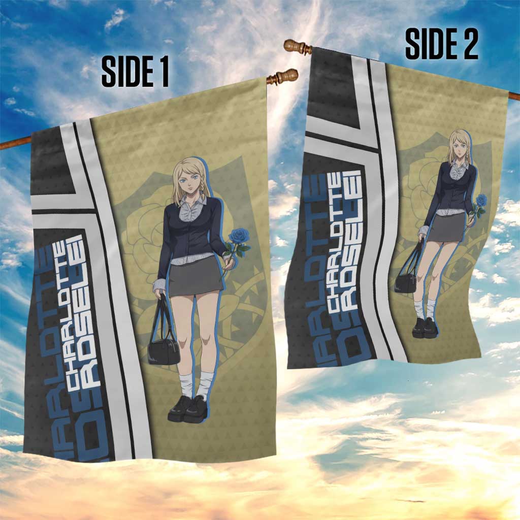Black Clover Charlotte Roselei Garden Flag Anime Illustration Style