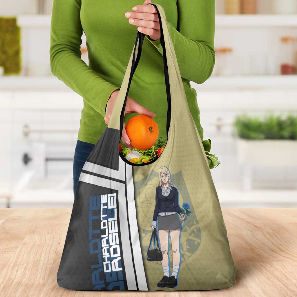 Black Clover Charlotte Roselei Grocery Bag Anime Illustration Style