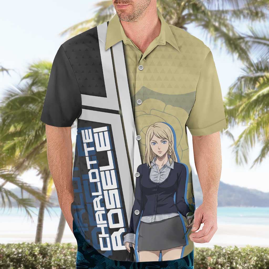 Black Clover Charlotte Roselei Hawaiian Shirt Anime Illustration Style