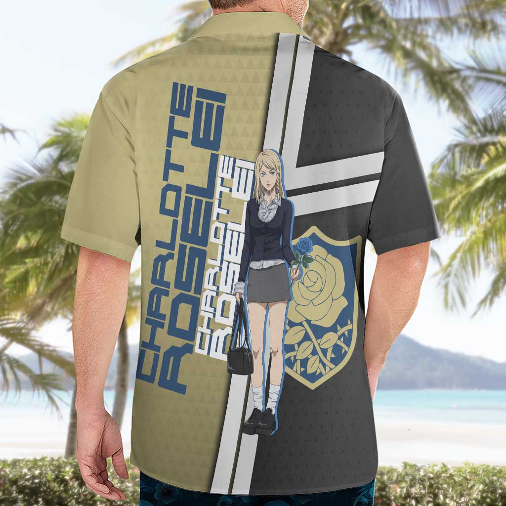 Black Clover Charlotte Roselei Hawaiian Shirt Anime Illustration Style