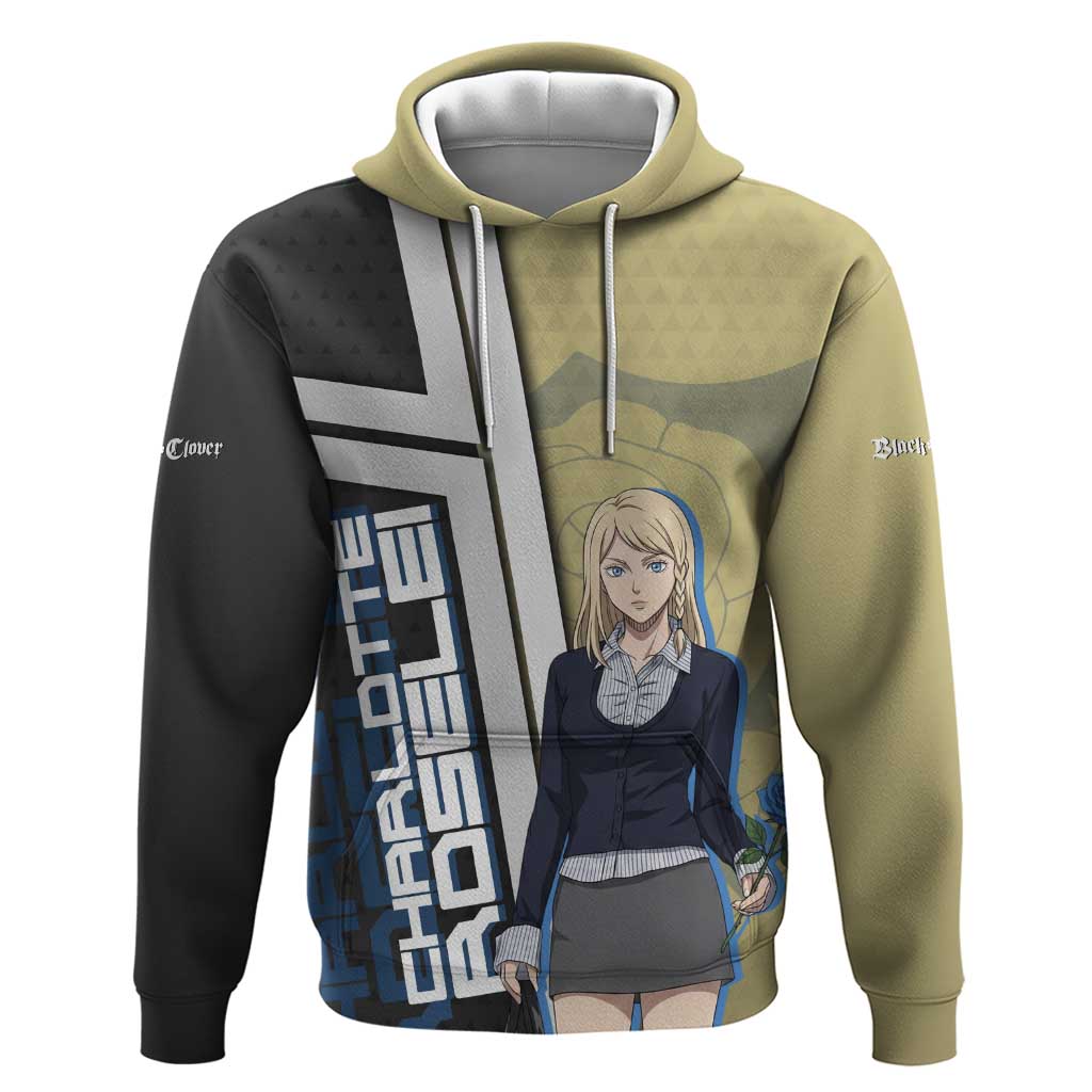 Black Clover Charlotte Roselei Hoodie Anime Illustration Style