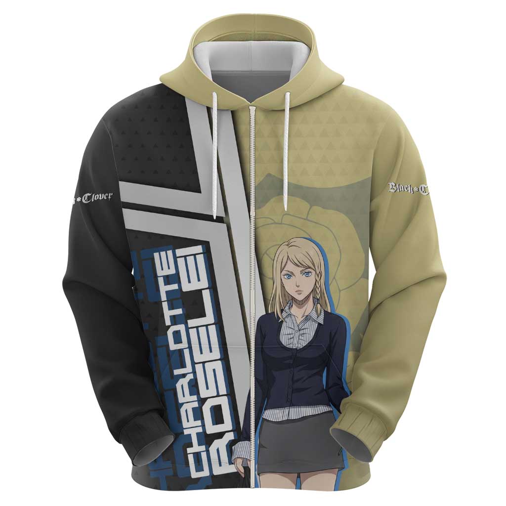 Black Clover Charlotte Roselei Hoodie Anime Illustration Style