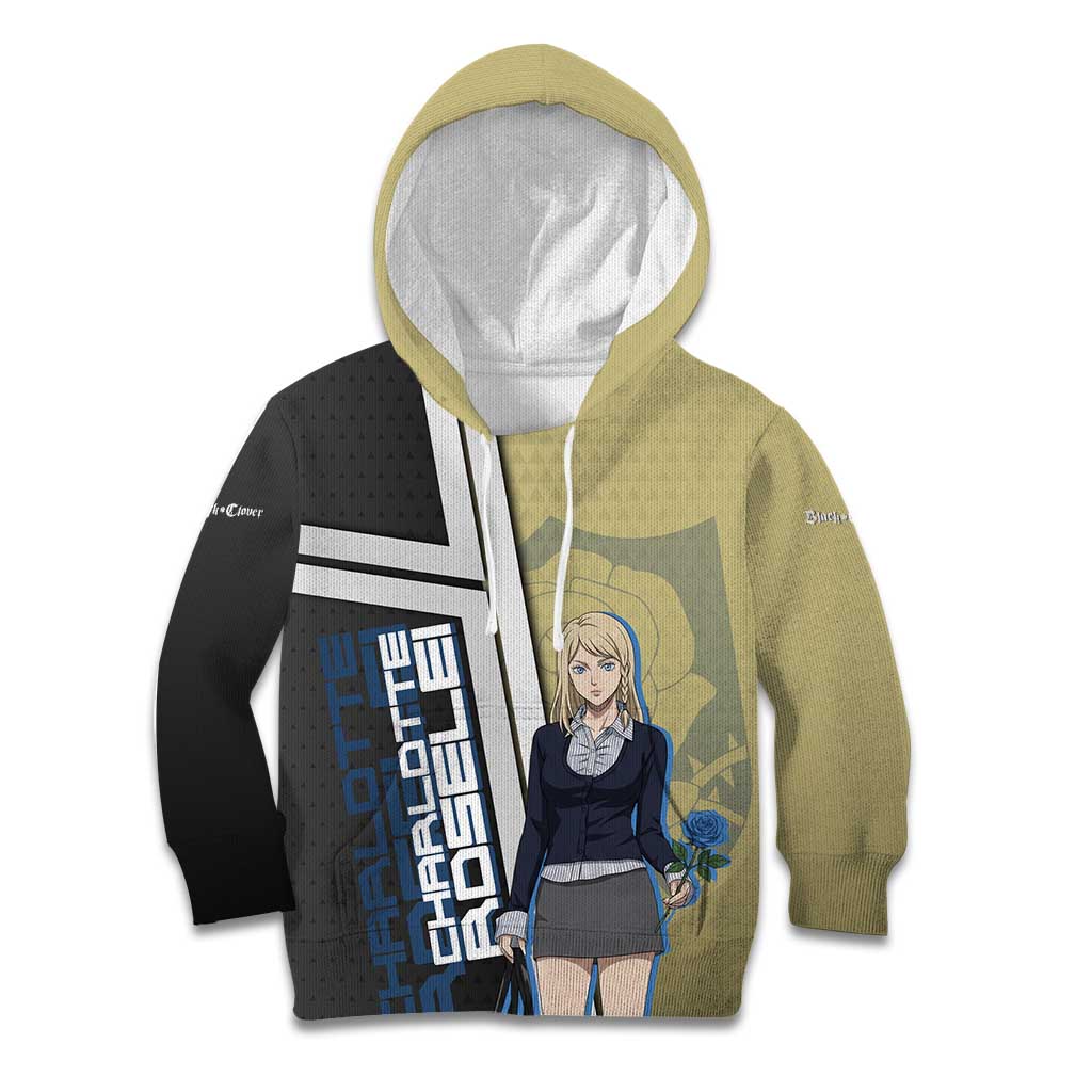 Black Clover Charlotte Roselei Kid Hoodie Anime Illustration Style