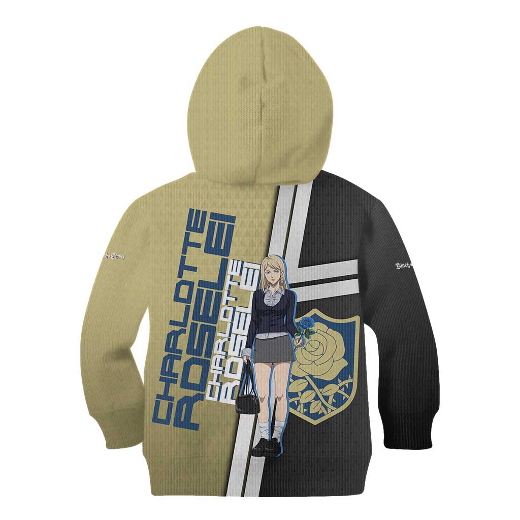 Black Clover Charlotte Roselei Kid Hoodie Anime Illustration Style