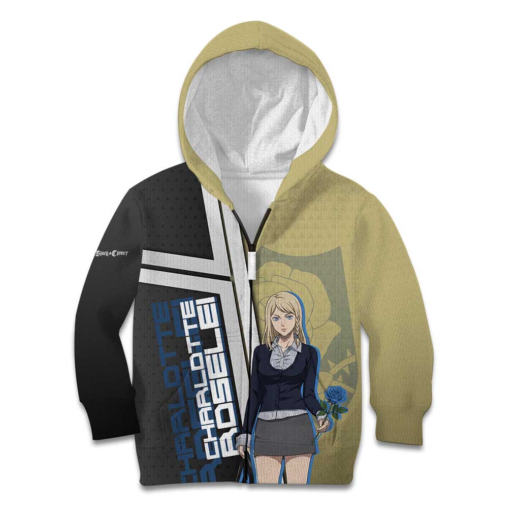 Black Clover Charlotte Roselei Kid Hoodie Anime Illustration Style
