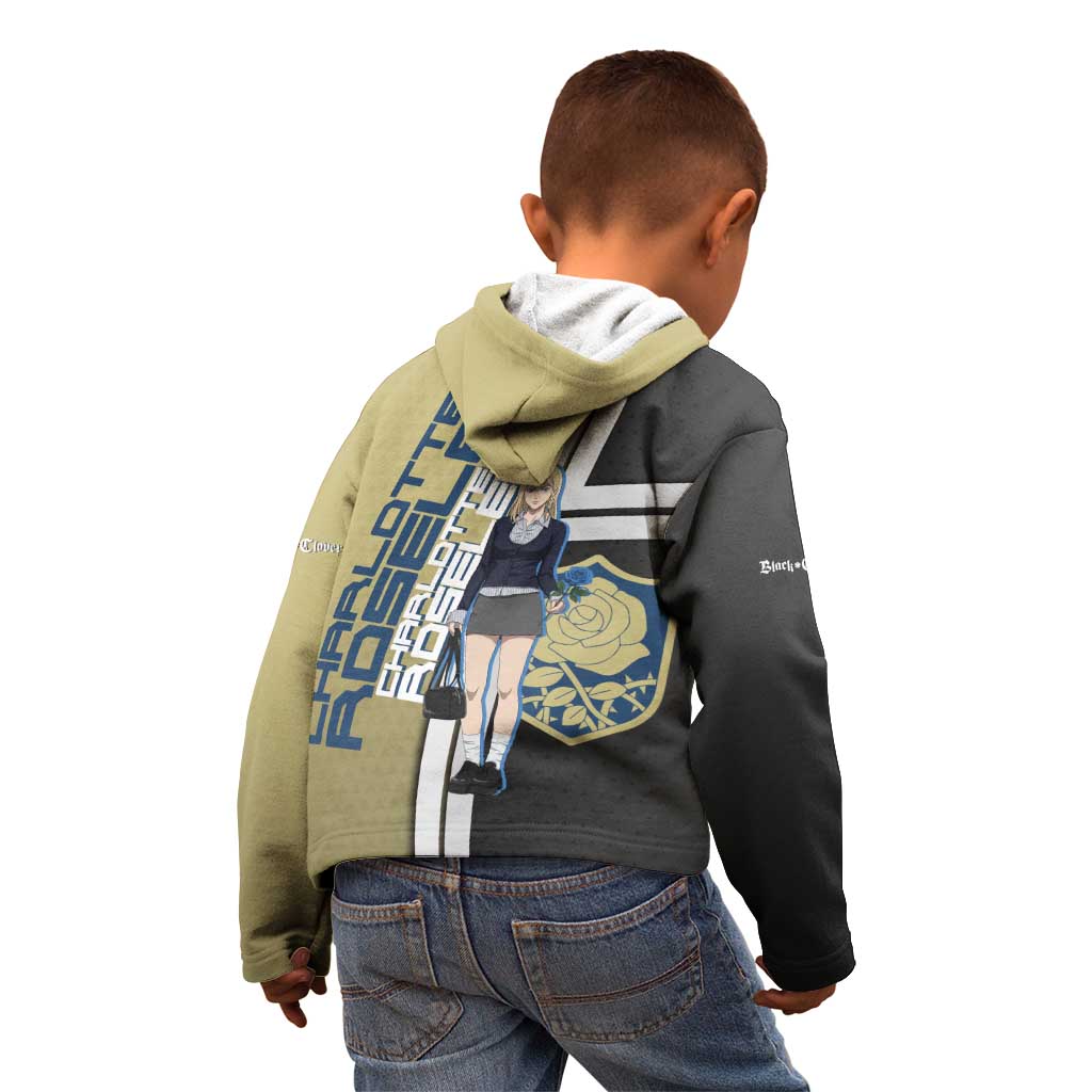 Black Clover Charlotte Roselei Kid Hoodie Anime Illustration Style