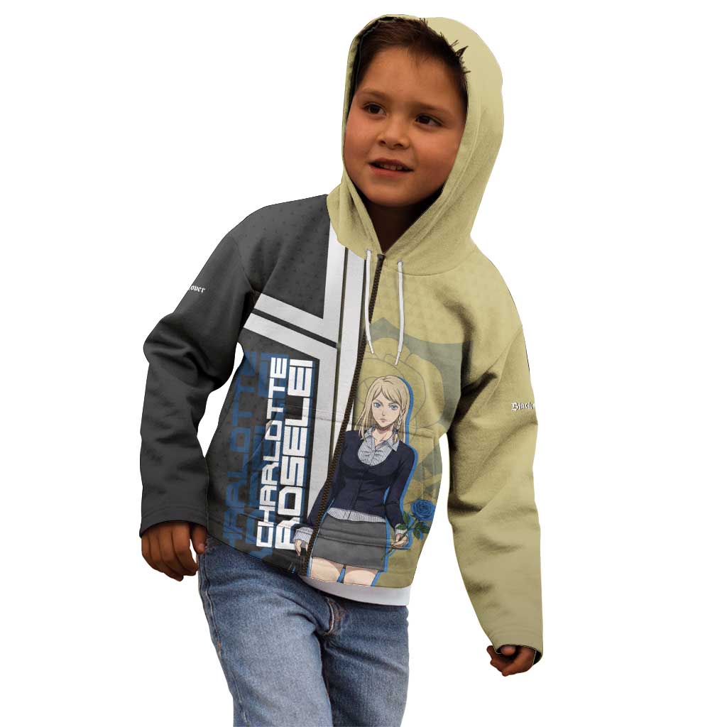 Black Clover Charlotte Roselei Kid Hoodie Anime Illustration Style