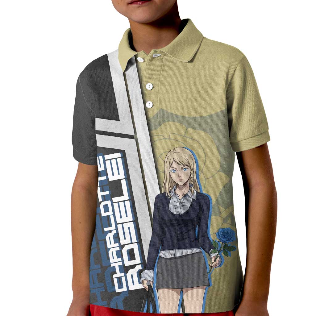 Black Clover Charlotte Roselei Kid Polo Shirt Anime Illustration Style