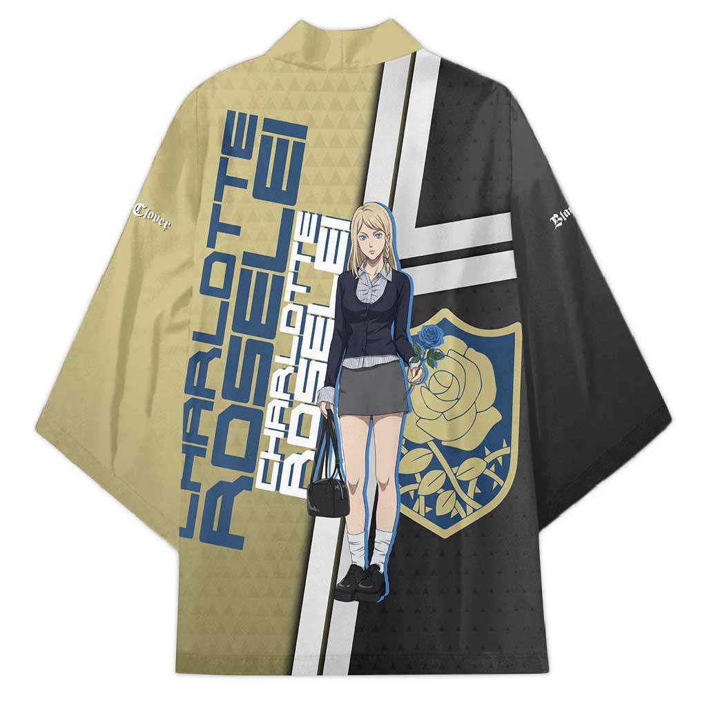 Black Clover Charlotte Roselei Kimono Anime Illustration Style