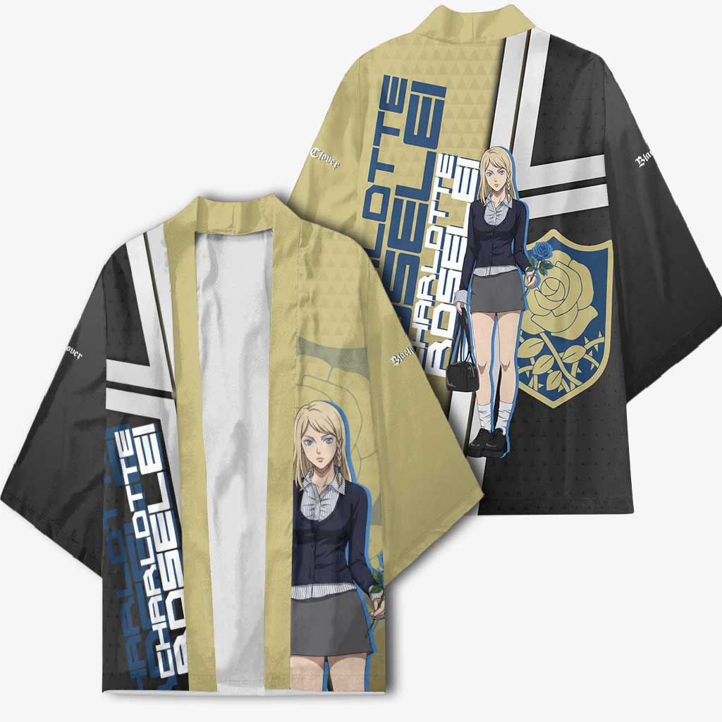 Black Clover Charlotte Roselei Kimono Anime Illustration Style