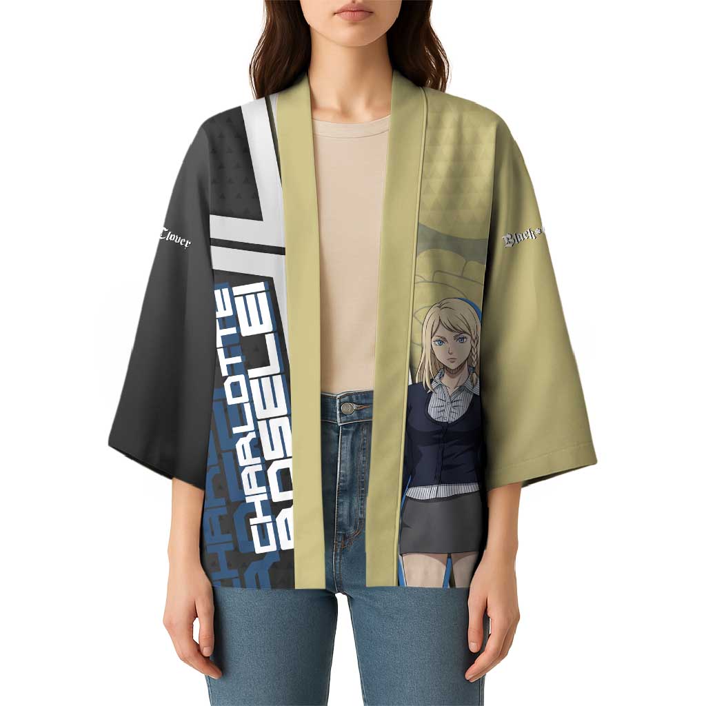 Black Clover Charlotte Roselei Kimono Anime Illustration Style
