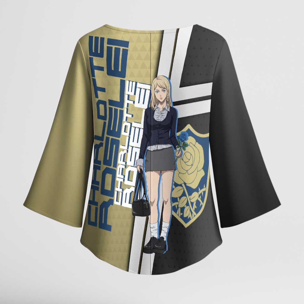 Black Clover Charlotte Roselei Kimono Sleeve Blouse Anime Illustration Style