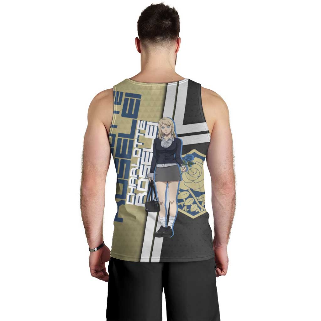 Black Clover Charlotte Roselei Men Tank Top Anime Illustration Style