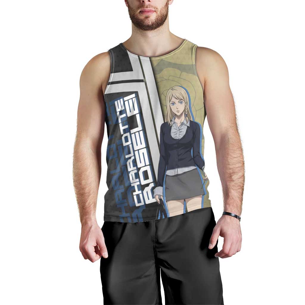 Black Clover Charlotte Roselei Men Tank Top Anime Illustration Style