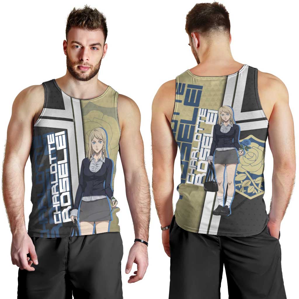 Black Clover Charlotte Roselei Men Tank Top Anime Illustration Style