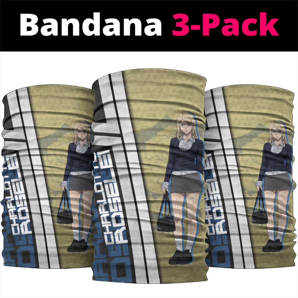Black Clover Charlotte Roselei Neck Gaiter Anime Illustration Style