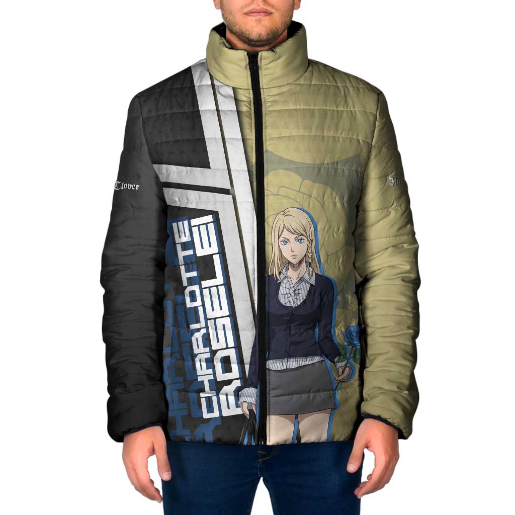 Black Clover Charlotte Roselei Padded Jacket Anime Illustration Style