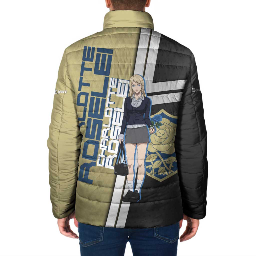 Black Clover Charlotte Roselei Padded Jacket Anime Illustration Style