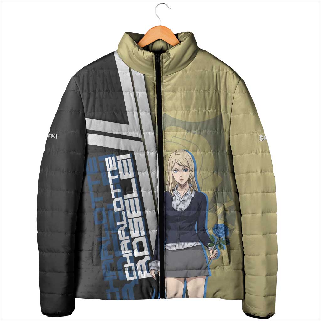 Black Clover Charlotte Roselei Padded Jacket Anime Illustration Style