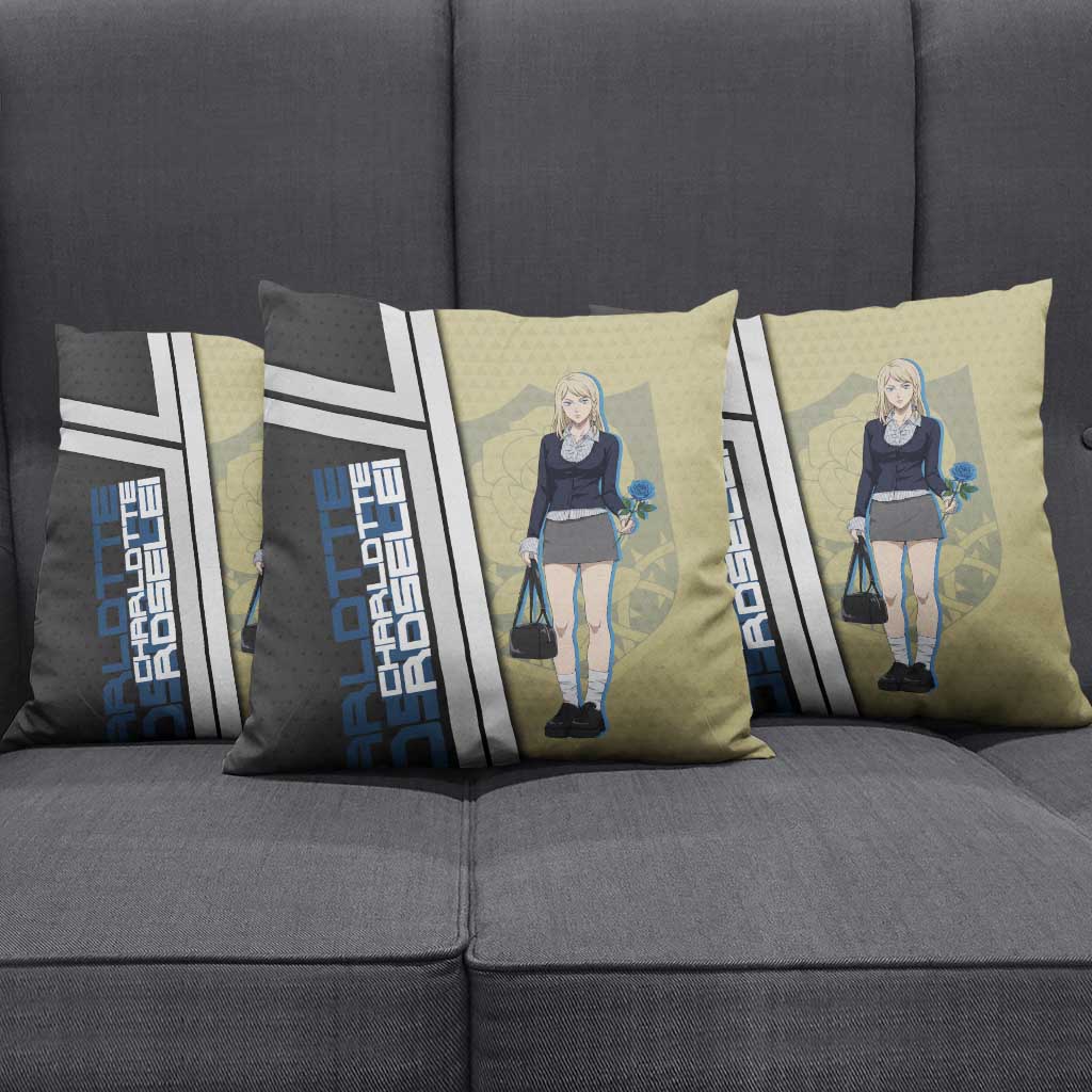 Black Clover Charlotte Roselei Pillow Cover Anime Illustration Style