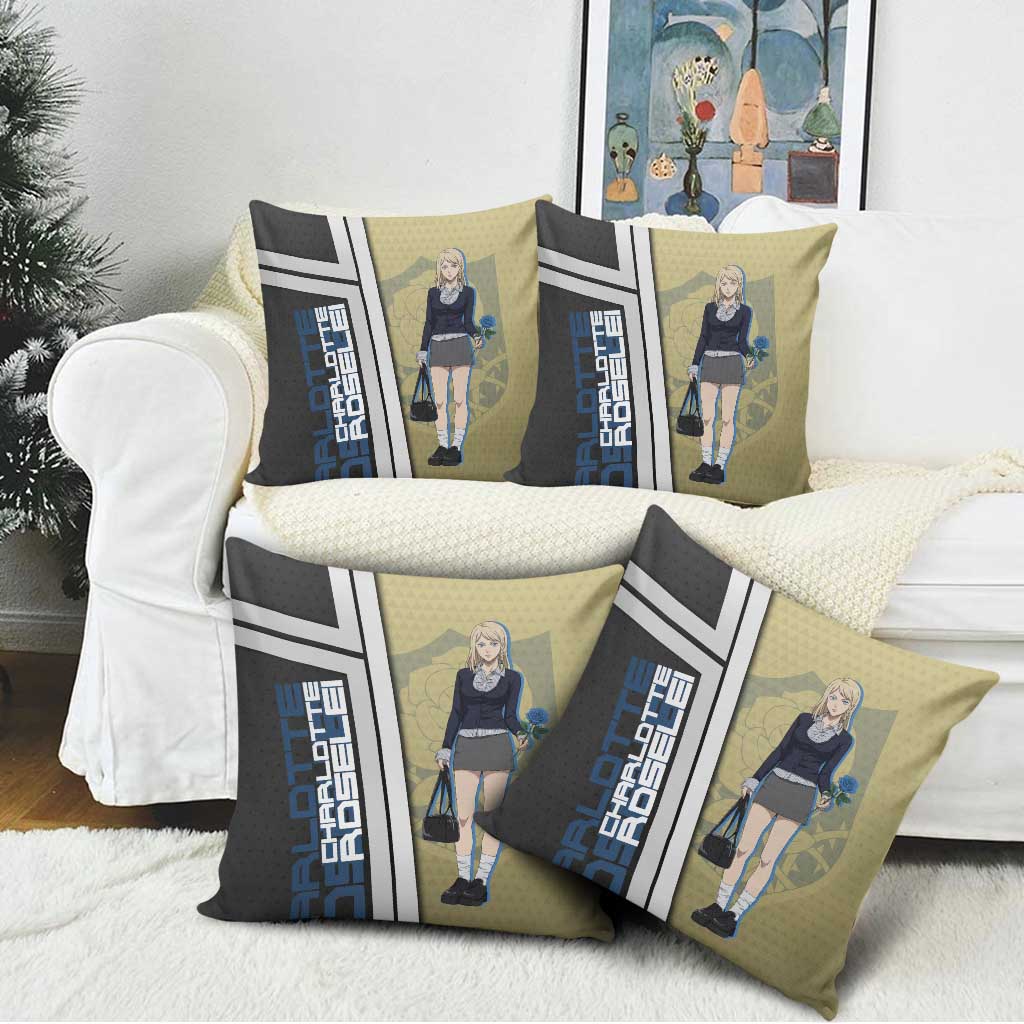 Black Clover Charlotte Roselei Pillow Cover Anime Illustration Style