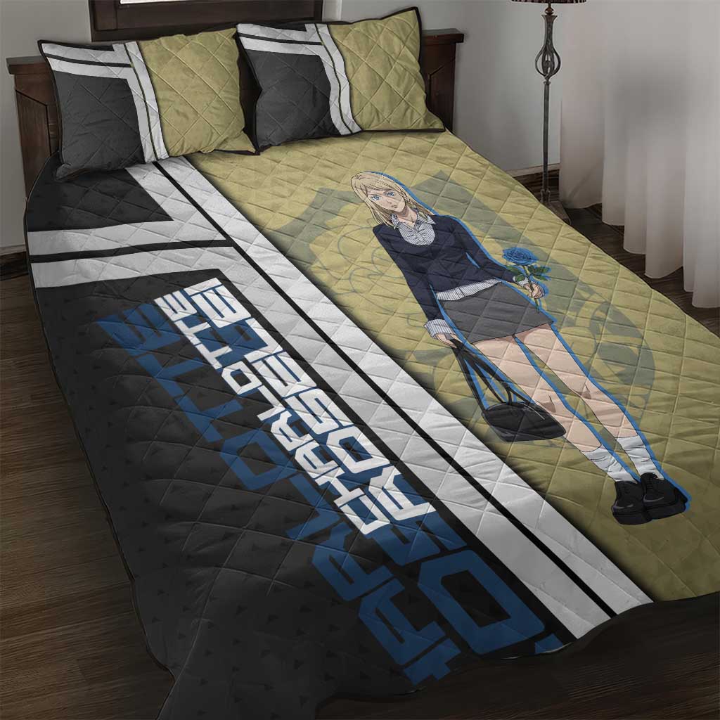 Black Clover Charlotte Roselei Quilt Bed Set Anime Illustration Style