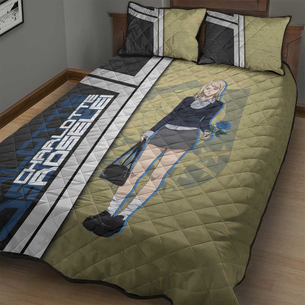 Black Clover Charlotte Roselei Quilt Bed Set Anime Illustration Style