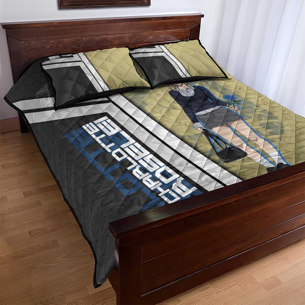 Black Clover Charlotte Roselei Quilt Bed Set Anime Illustration Style