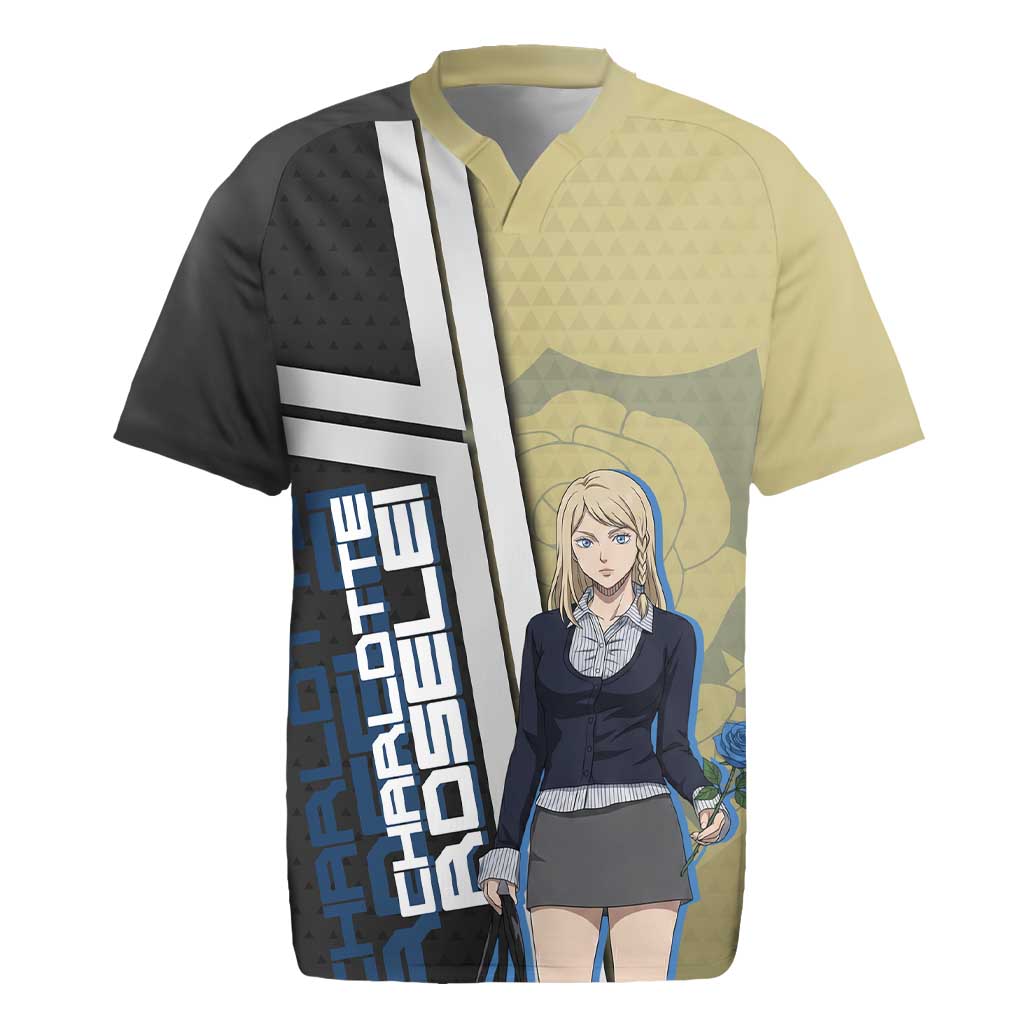 Black Clover Charlotte Roselei Rugby Jersey Anime Illustration Style