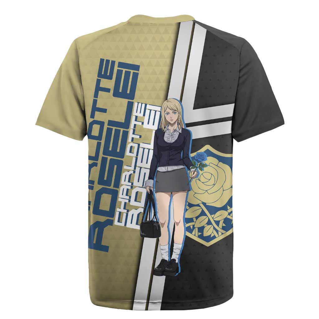 Black Clover Charlotte Roselei Rugby Jersey Anime Illustration Style
