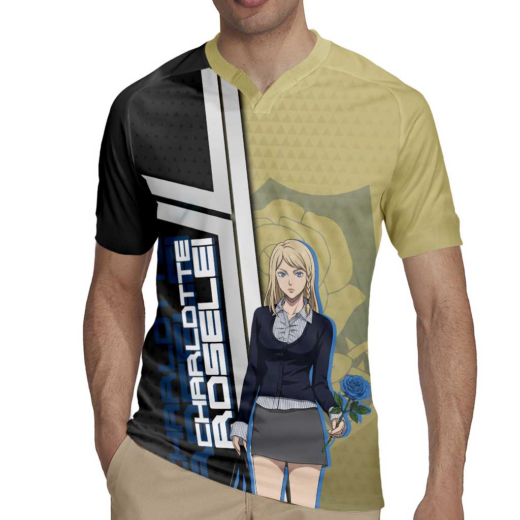 Black Clover Charlotte Roselei Rugby Jersey Anime Illustration Style