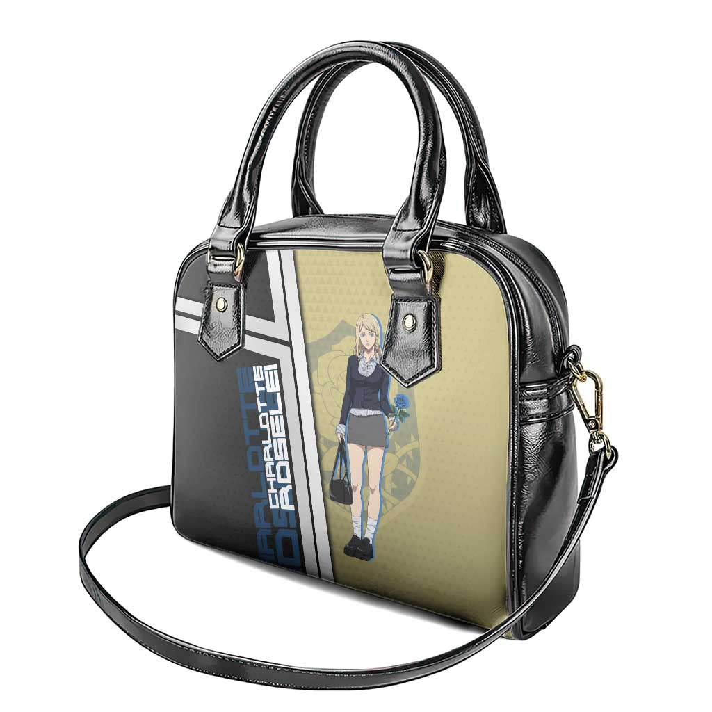 Black Clover Charlotte Roselei Shoulder Handbag Anime Illustration Style
