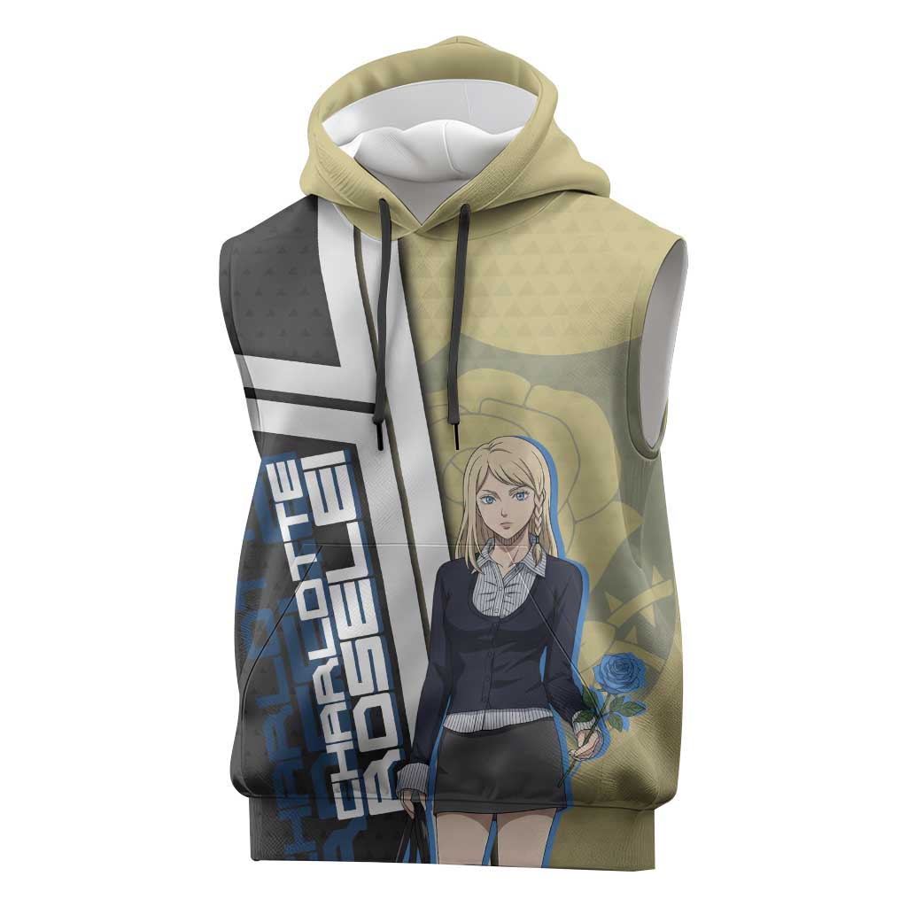 Black Clover Charlotte Roselei Sleeveless Hoodie Anime Illustration Style