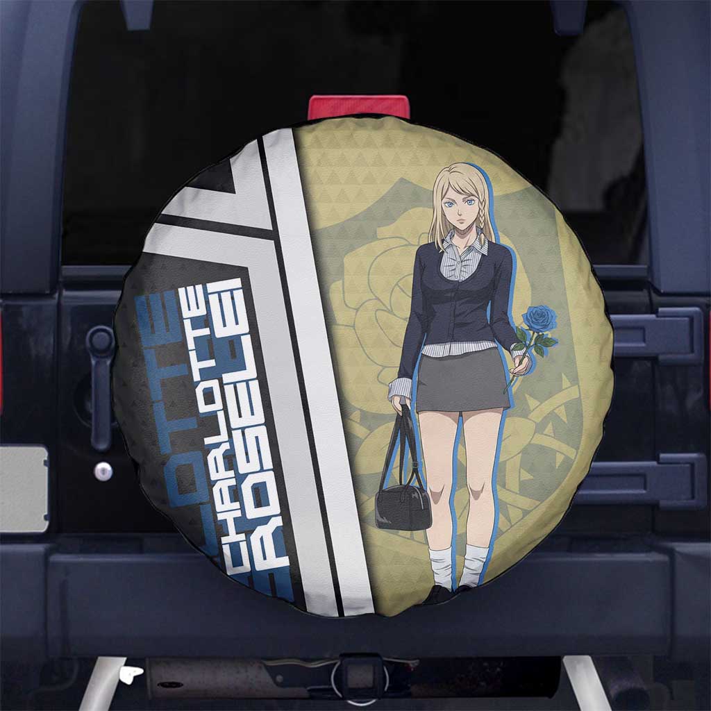 Black Clover Charlotte Roselei Spare Tire Cover Anime Illustration Style