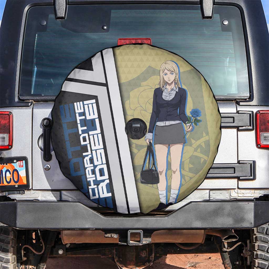 Black Clover Charlotte Roselei Spare Tire Cover Anime Illustration Style