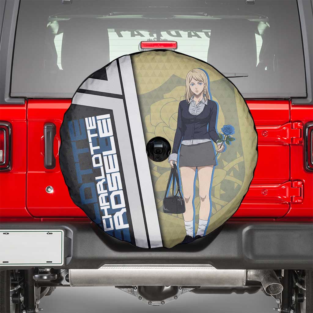 Black Clover Charlotte Roselei Spare Tire Cover Anime Illustration Style