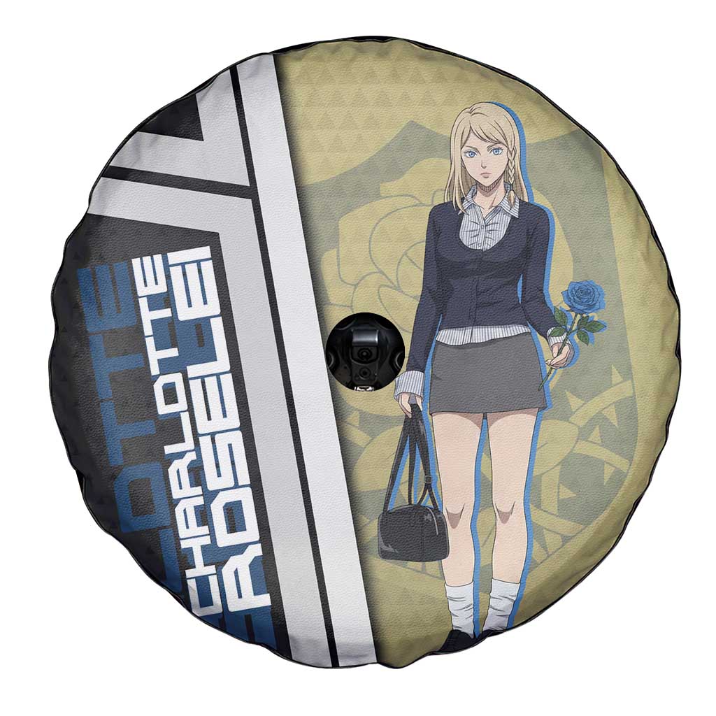 Black Clover Charlotte Roselei Spare Tire Cover Anime Illustration Style