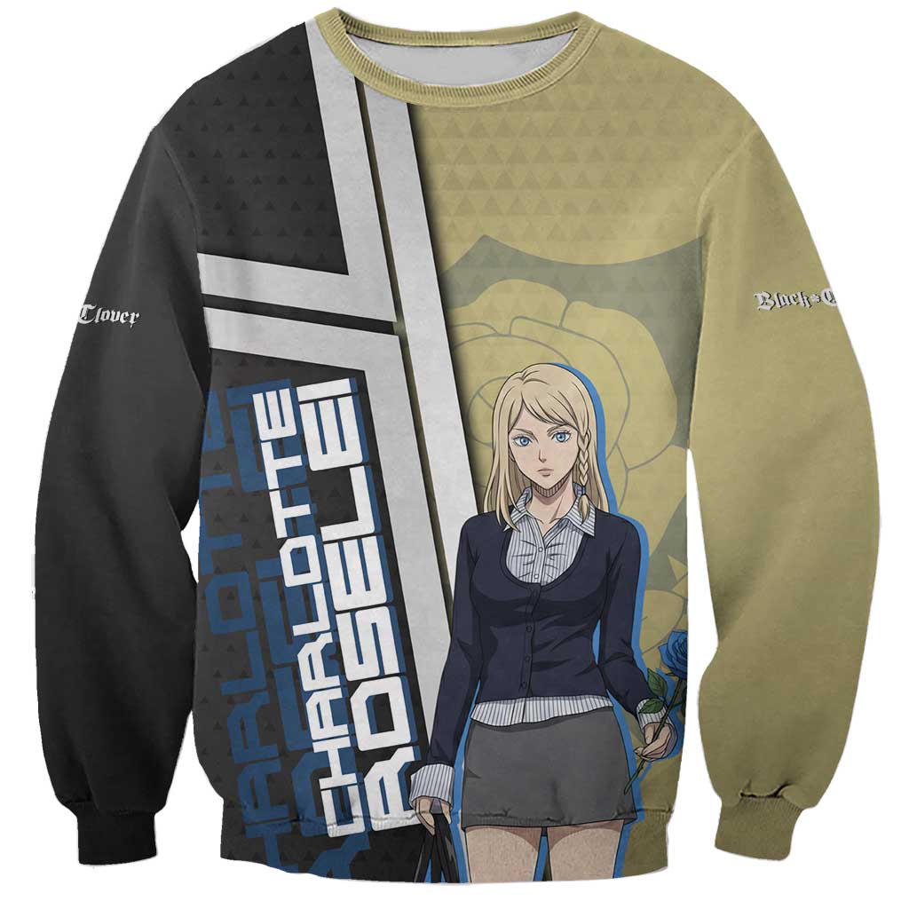 Black Clover Charlotte Roselei Sweatshirt Anime Illustration Style