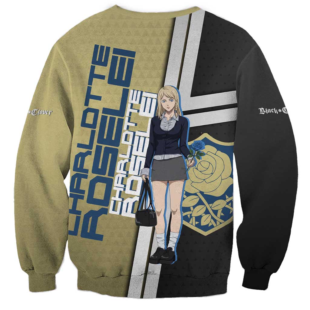 Black Clover Charlotte Roselei Sweatshirt Anime Illustration Style